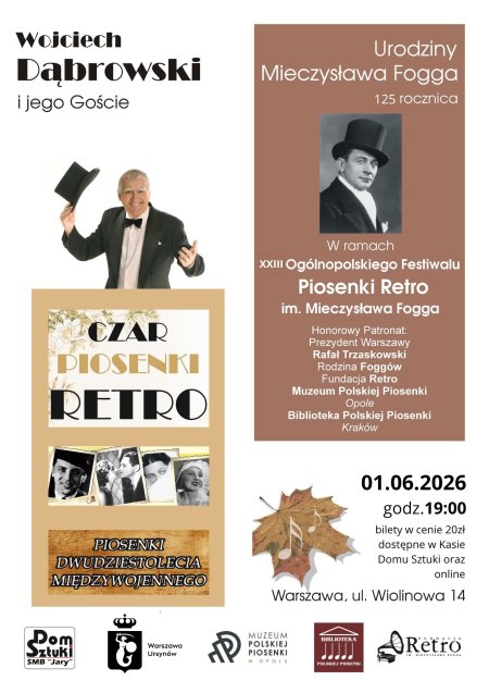 CZAR PIOSENKI RETRO - WOJCIECH DĄBROWSKI