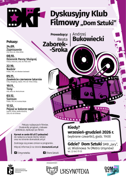 Dyskusyjny Klub Filmowy Domu Sztuki SMB "Jary"