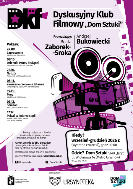 Dyskusyjny Klub Filmowy Domu Sztuki SMB "Jary"